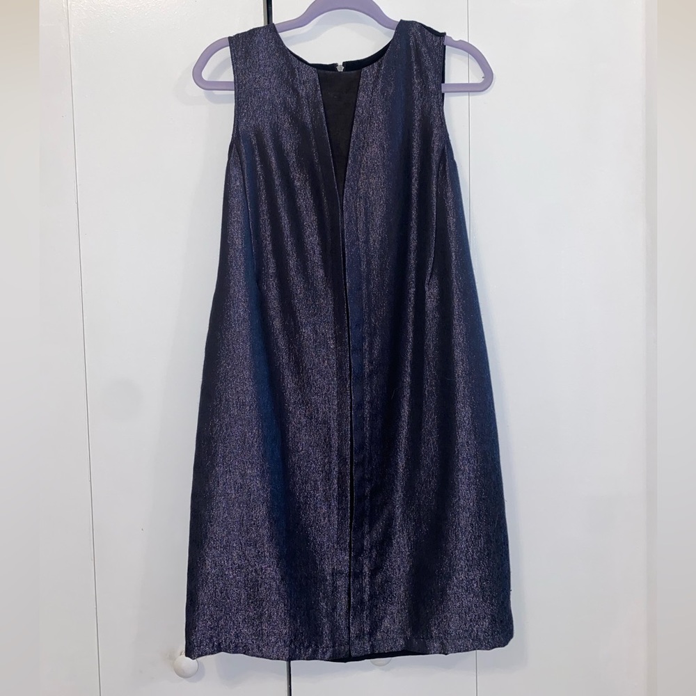 Calvin Klein silver and black dress